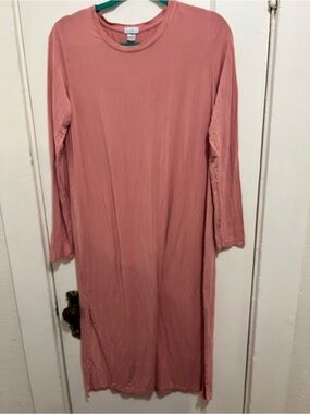 LAKE Long Sleeve Mauve Nightgown Pajama Size S